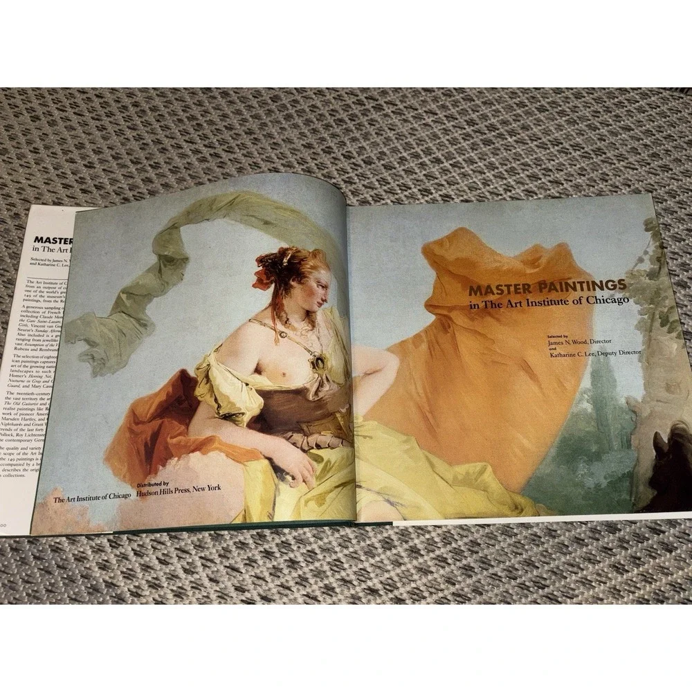 Master Paintings in the Art Institute of Chicago Hardcover Non Fiction History